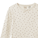 2PC LONG SLEEVE PYJAMA SET POINTELLE | Aster Floral Print-Extra Img - 2