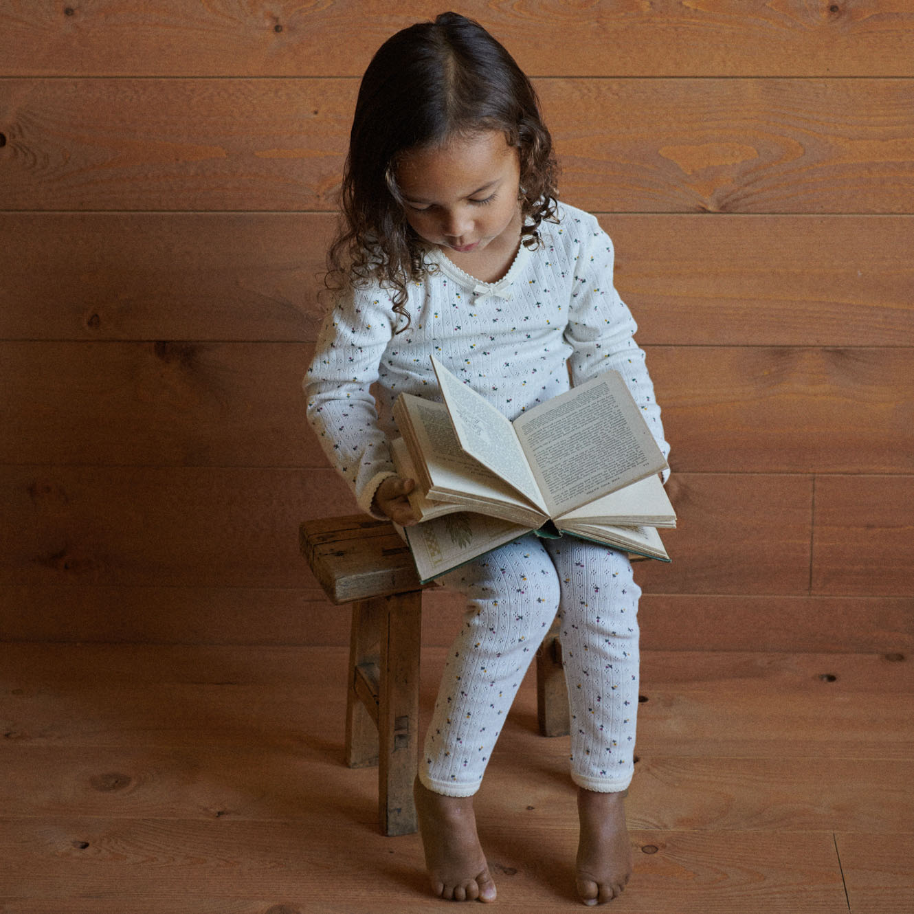 2PC LONG SLEEVE PYJAMA SET POINTELLE | Aster Floral Print-Web-hover