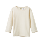 2PC LONG SLEEVE PYJAMA SET POINTELLE | Natural-Web-front
