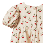 ALBERTINE DRESS MUSLIN | Strawberry Blush Print-Extra Img - 4