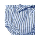 ARIE SHORTS LINEN | Blue Stripe-Extra Img - 3