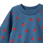 EMERSON SWEATER | Raspberry Blue Print-Extra Img - 2