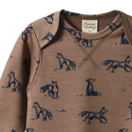 ESSENTIAL TEE | Foxy Print Merino-Web-hover