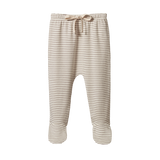 FOOTED ROMPERS | Mushroom Pinstripe-Web-front