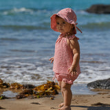 GINGHAM SUNHAT | Red Check-Extra Img - 3