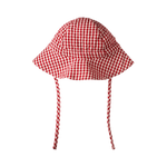 GINGHAM SUNHAT | Red Check-Web-front