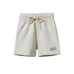 JIMMY SHORTS SWEATSHIRT KNIT | Light Grey Marl-Web-front
