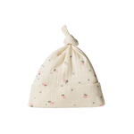 KNOTTED BEANIE POINTELLE | Posey Blossom Print-Web-front