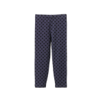 LEGGINGS | Violet Polka Dot Print-Extra Img - 3