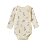 LONG SLEEVE BODYSUIT | Best Friend Print-Web-front