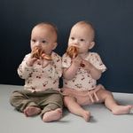 LONG SLEEVE BODYSUIT | Strawberry Blush Print-Web-hover