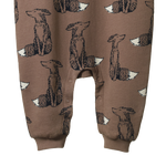 LONG SLEEVE JUNO ROMPER | Foxy Cub Print-Extra Img - 2