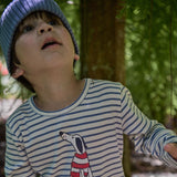 LONG SLEEVE RIVER TEE | Best Friend Stripe-Extra Img - 1