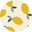 Lemon_Print_Terry_Swatch - Nature Baby