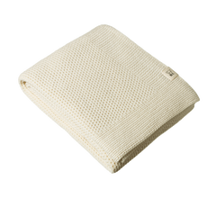 MERINO KNIT BLANKET | Natural-Web-front