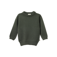 MERINO KNIT PULLOVER | Thyme-Web-front
