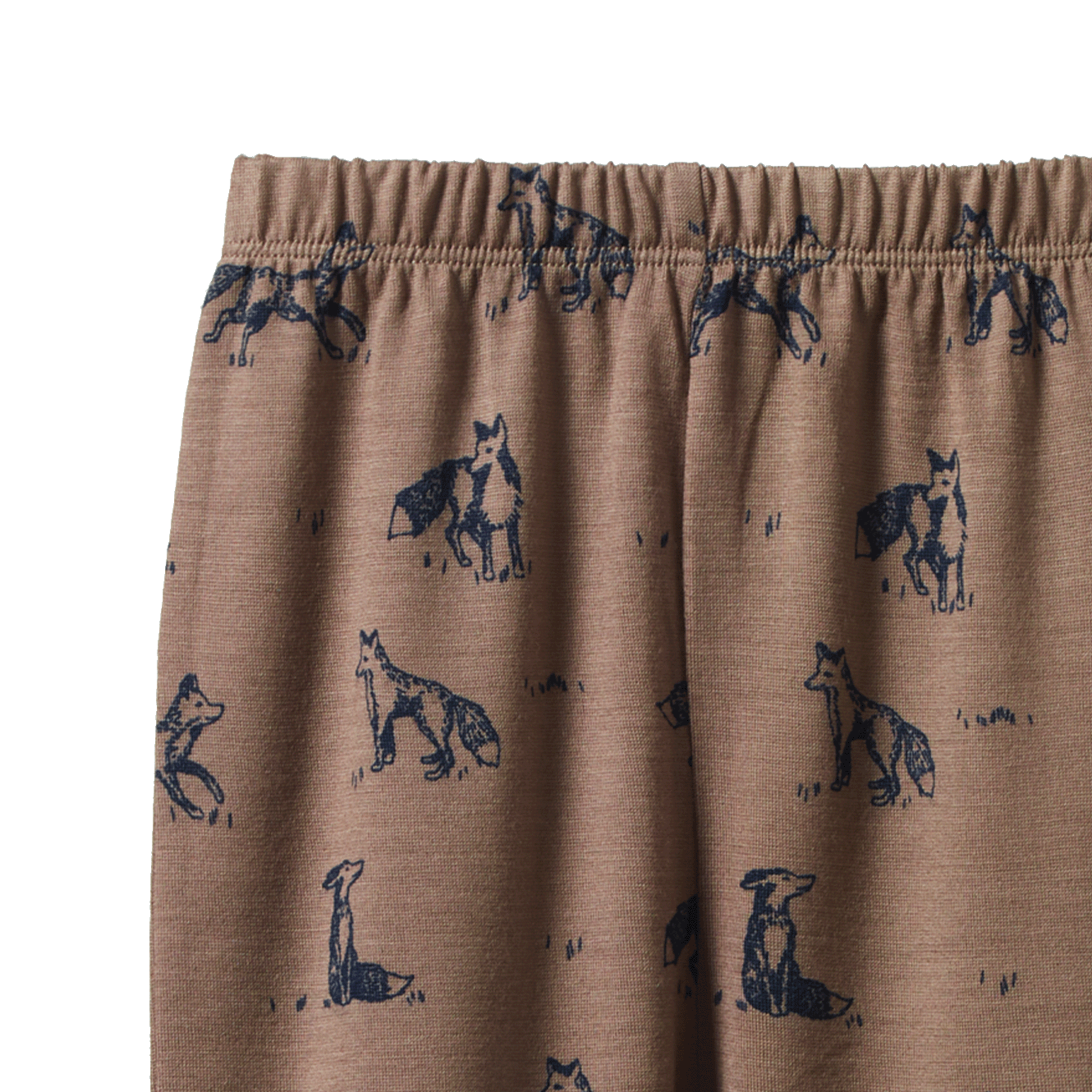 MER ESS 2PC PYJAMAS | Foxy Print Merino-Extra Img - 2
