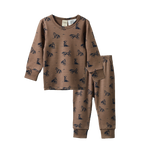 MER ESS 2PC PYJAMAS | Foxy Print Merino-Web-front
