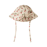 MUSLIN SUNHAT | Strawberry Blush Print-Web-hover