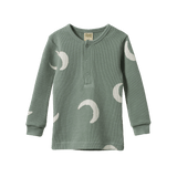 2Pc Long Sleeve Waffle Pyjamas