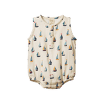Cedar Suit Muslin - playsuits - Nature Baby