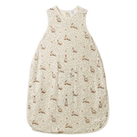 ORGANIC COTTON & MERINO SLEEPING BAG | Rabbitty Print-Web-front