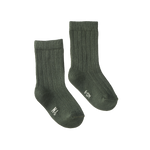 ORGANIC COTTON RIB SOCKS | Thyme-Web-front