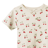 SHORTIE PYJAMA SET | Strawberry Blush Print-Extra Img - 2