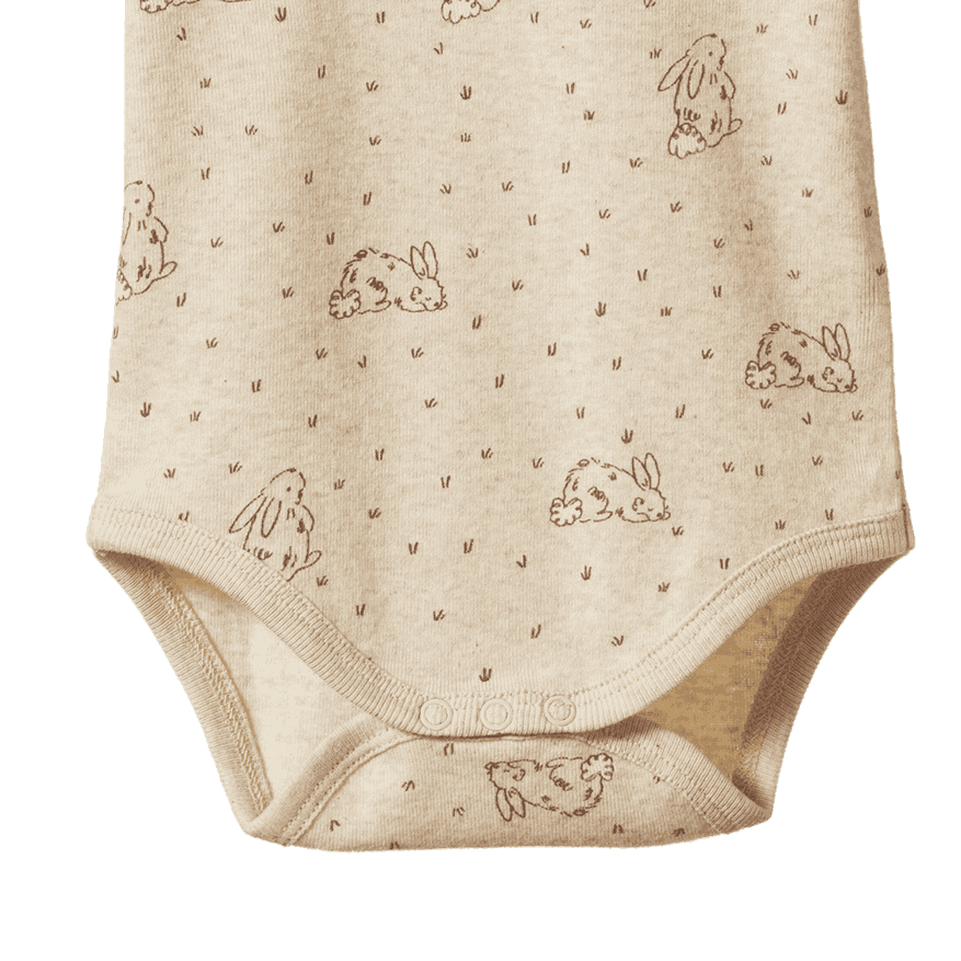 SHORT SLEEVE BODYSUIT | Bramble Burrow Print-Extra Img - 1