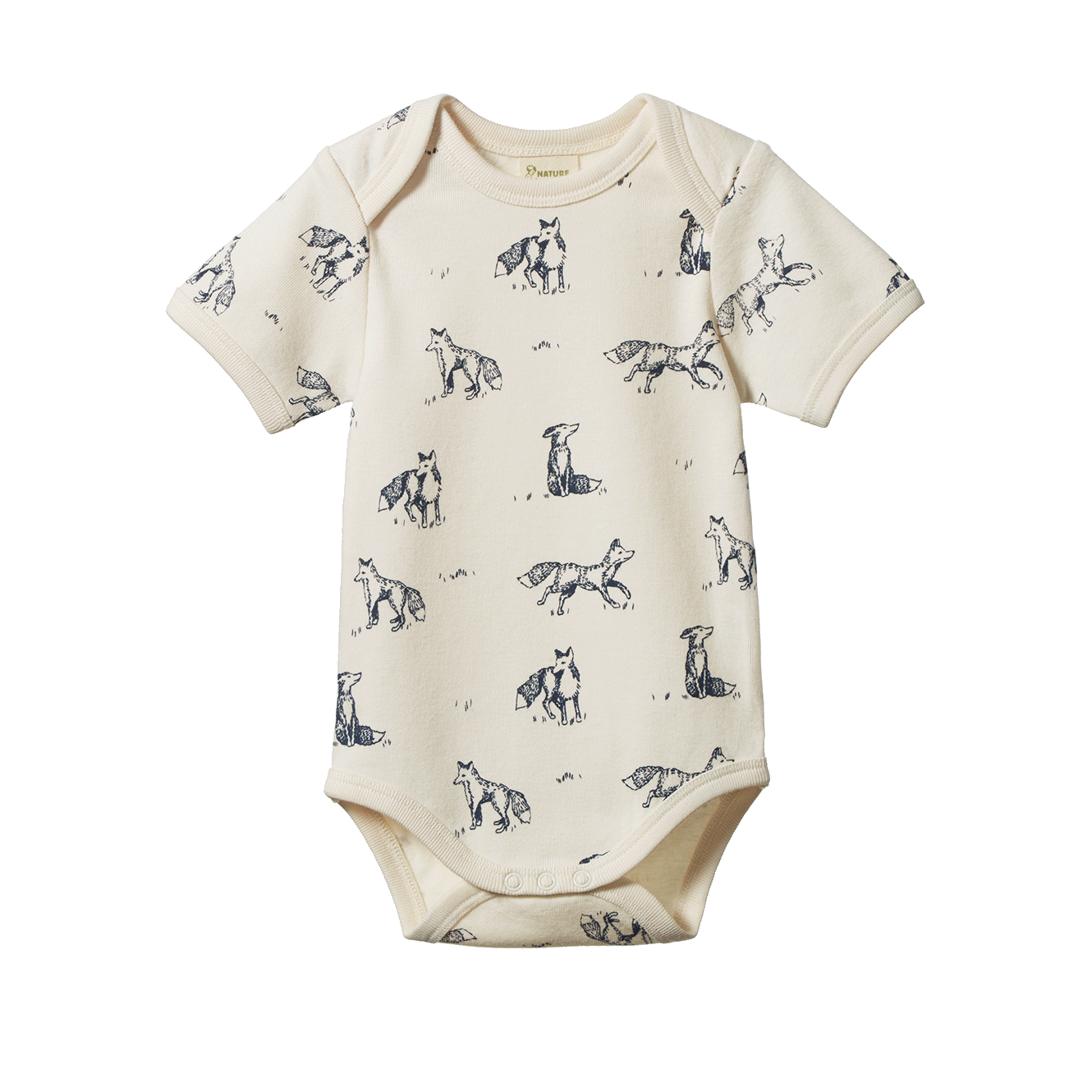 SHORT SLEEVE BODYSUIT | Foxy Print-Web-front