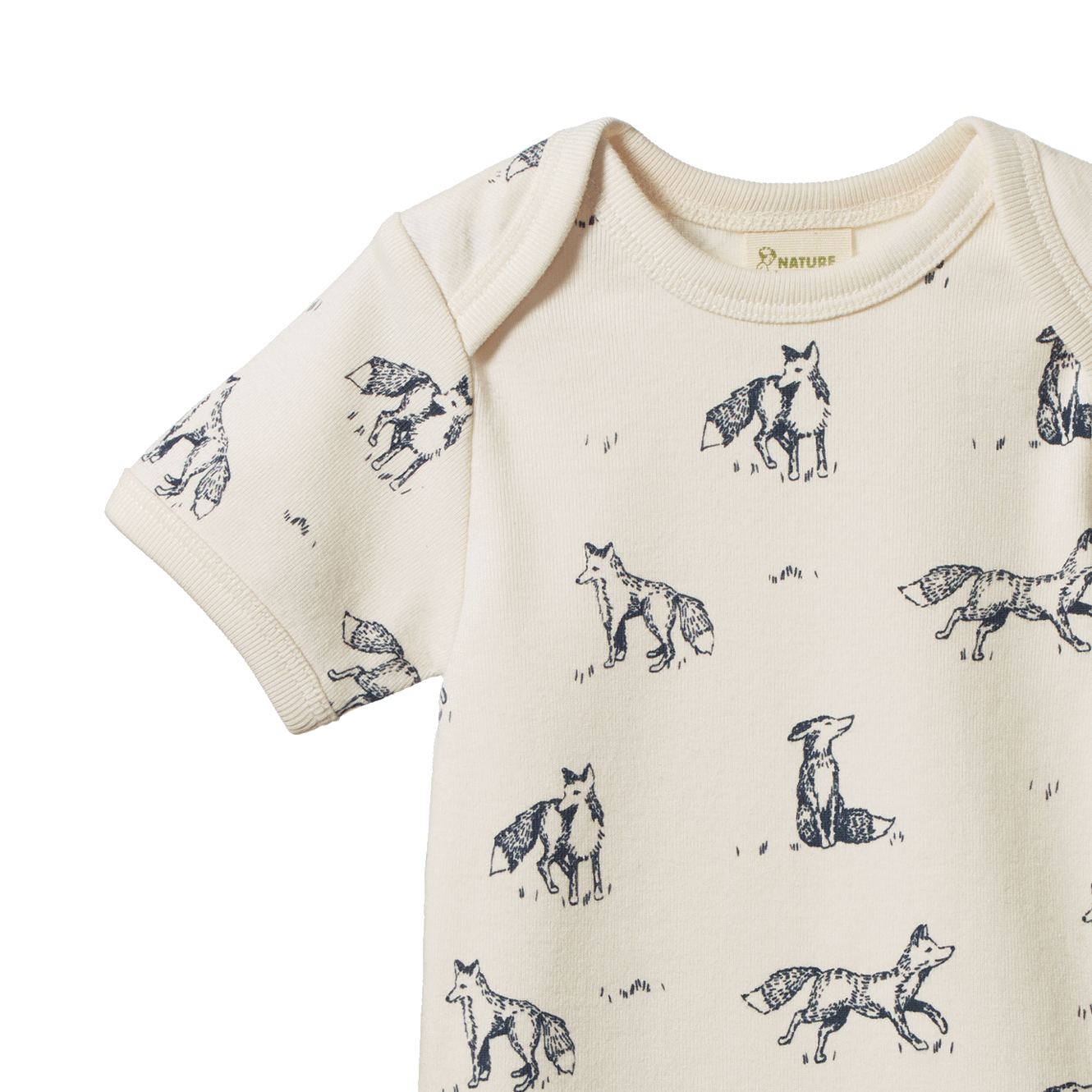 SHORT SLEEVE BODYSUIT | Foxy Print-Web-hover