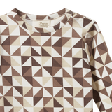 STRETCH JERSEY EVERYDAY TEE | Kaleidoscope Print-Extra Img - 2