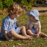 STRETCH JERSEY S/S BODYSUIT | Sail Boat Print-Extra Img - 2